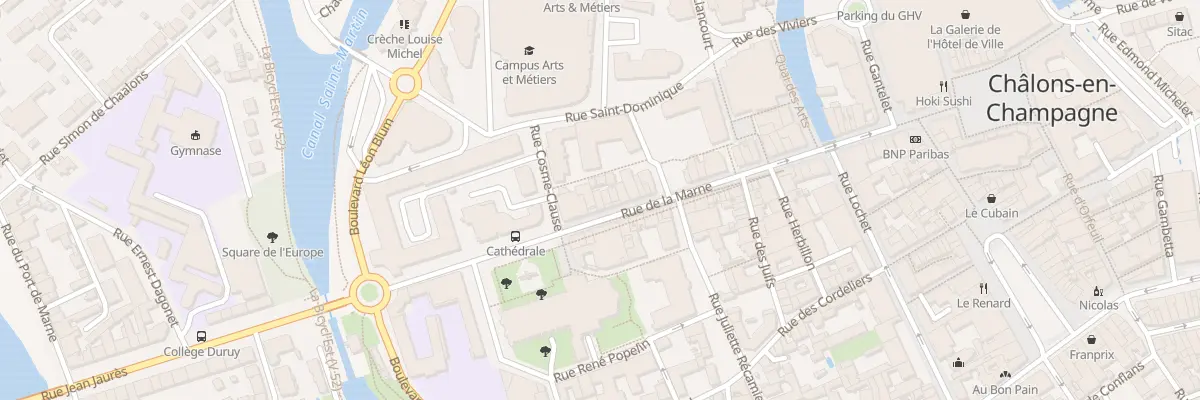Plan du 84 Rue de la Marne à Châlons-en-Champagne