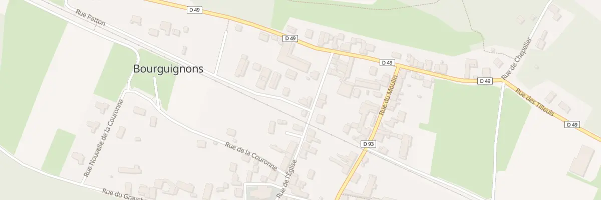 Plan du 2 Rue Patton à Bourguignons