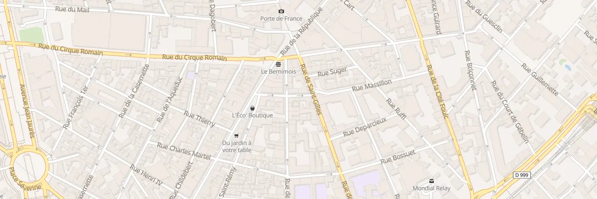 Plan du 1 Rue Pharamond à Nîmes