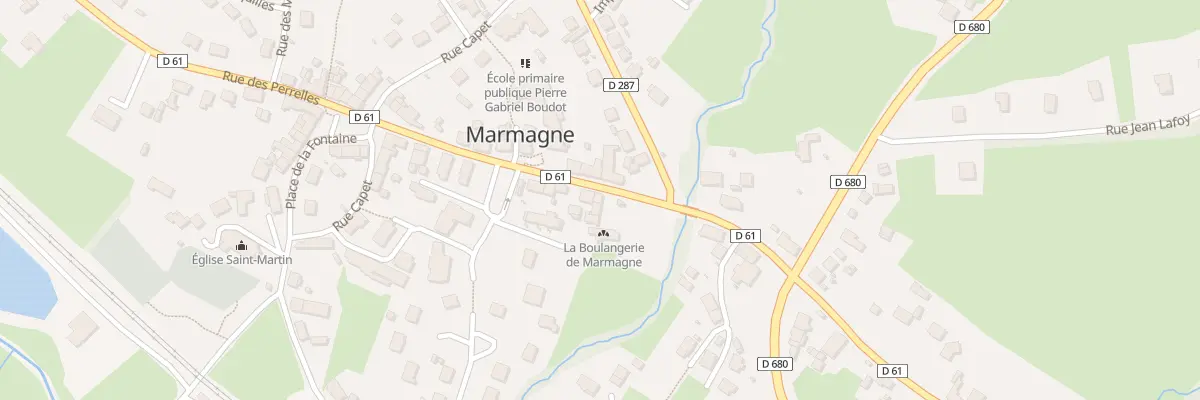 Plan du 17T Rue du Bourg à Marmagne