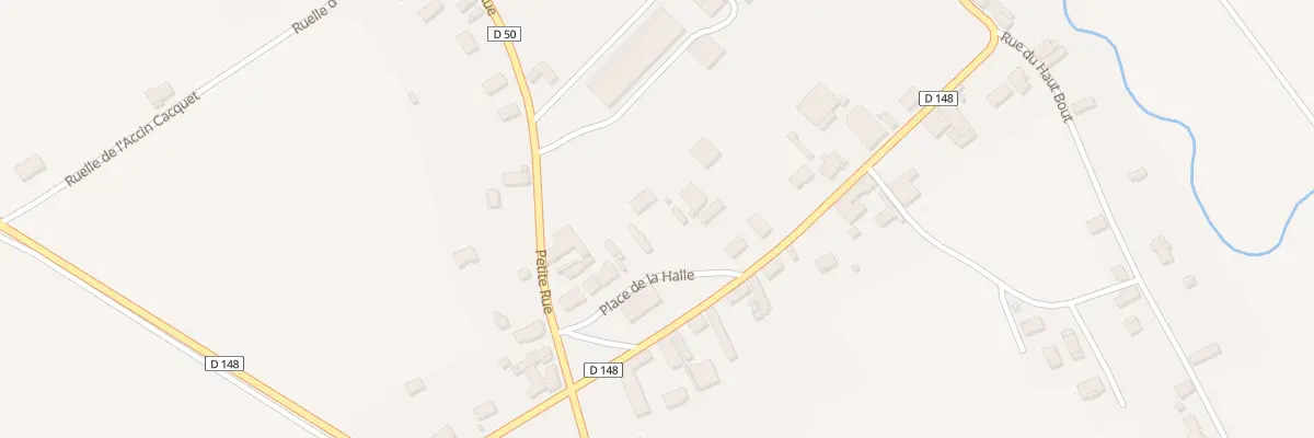 Plan du 6 Pl de la Halle à Pougy