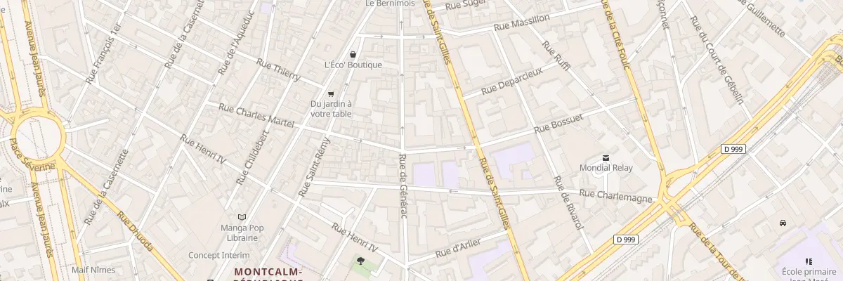 Plan du 52 Rue Charles Martel à Nîmes