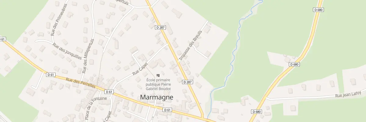 Plan du 14 Rue de la Croix Blanchot à Marmagne