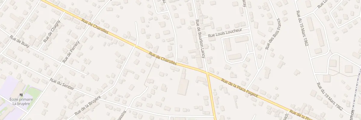 Plan du 71 Rue de Charolles à Montceau-les-Mines