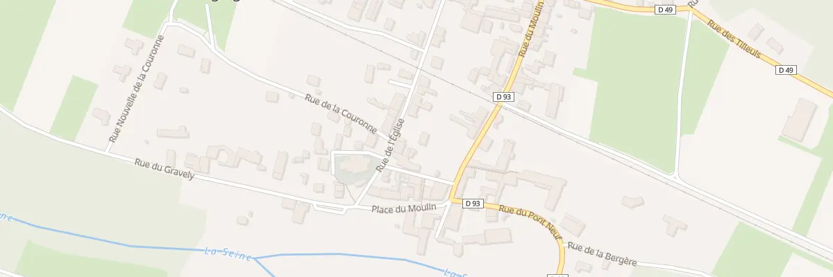 Plan du 6 Rue de l’Eglise à Bourguignons