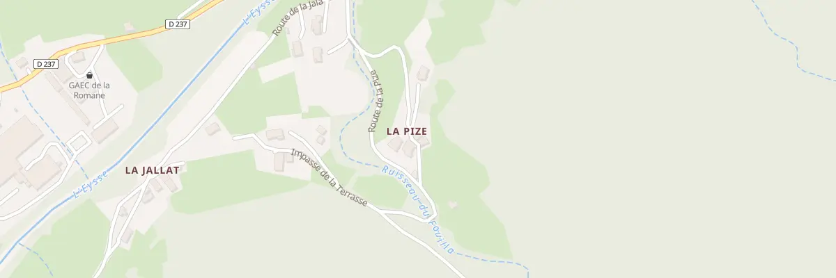 Plan du 361 Rte de la Pize à Saint-Martin-de-Valamas