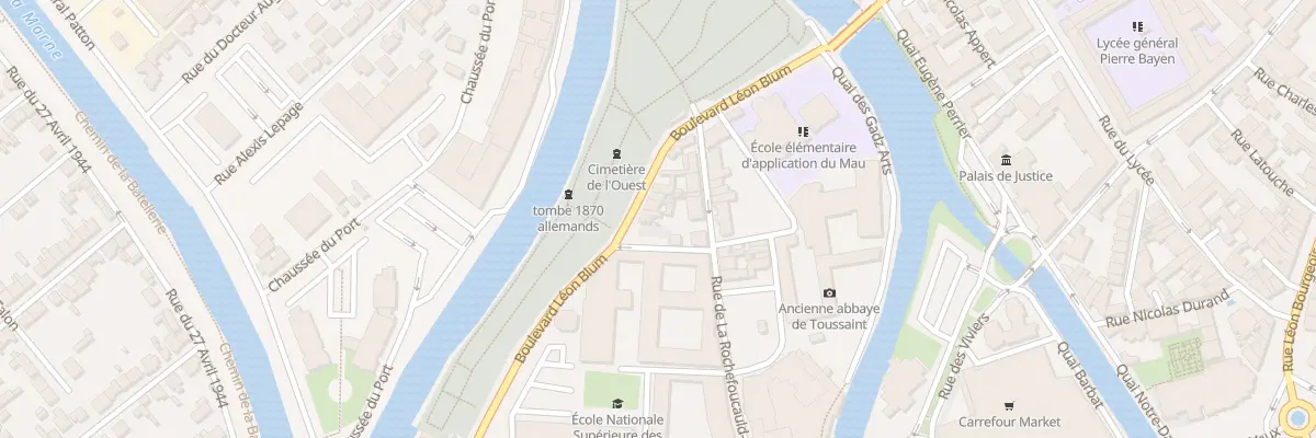 Plan du 11 Bd Léon Blum à Châlons-en-Champagne