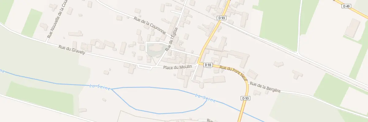Plan du 2 Rue du Gravely à Bourguignons
