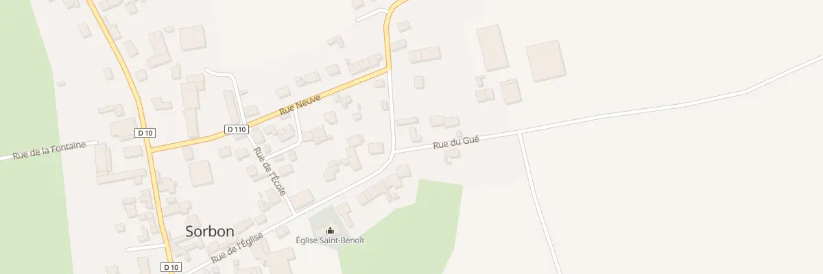 Plan du 5016 Le Village à Sorbon