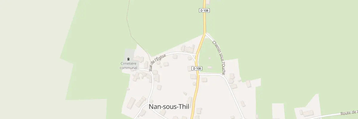 Plan du 1 Rue de l’Eglise (Nan) à Nan-sous-Thil