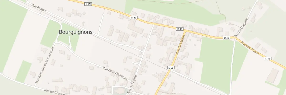 Plan du 15 Rue de l’Eglise à Bourguignons