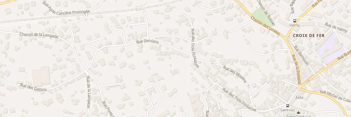 Plan du 1 Rue Demians à Nîmes