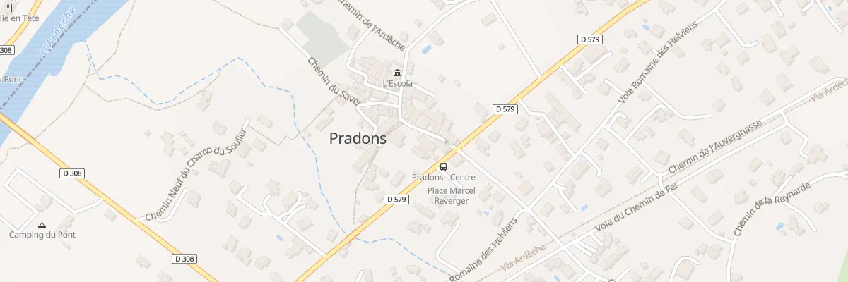 Plan du 6 Pl Nicolas à Pradons