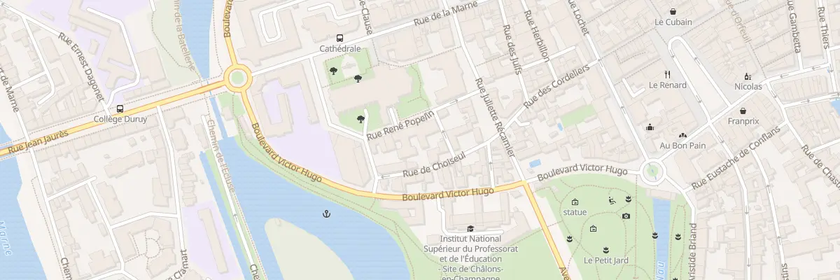 Plan du 1B Rue René Popelin à Châlons-en-Champagne