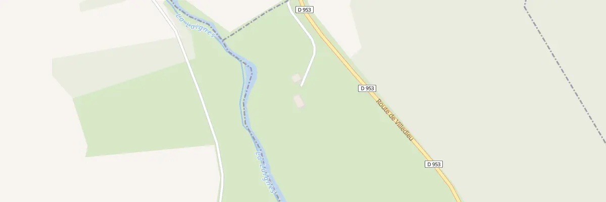 Plan de Rte de Villedieu à Griselles