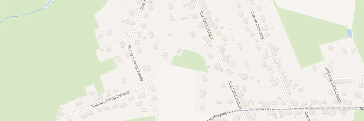 Plan du 160 Rue de la Forêt Ronde à Blanzy
