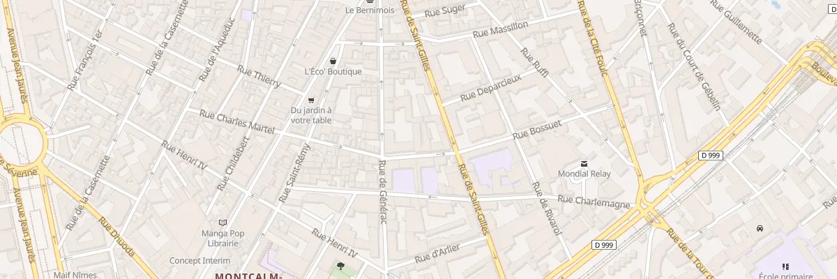 Plan du 46 Rue Charles Martel à Nîmes
