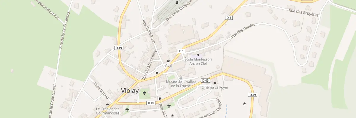Plan du 5093 Le Bourg Sud à Violay