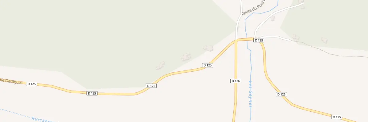 Plan du 4 Rte de Gattigues à Serviers-et-Labaume