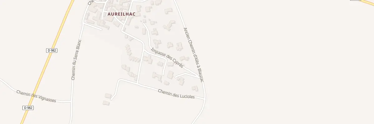 Plan du 5420 Che de Bourdic à Arpaillargues-et-Aureillac