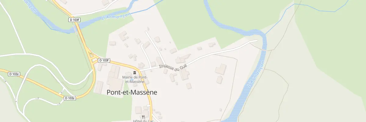 Plan du 9 Imp du Gué à Pont-et-Massène