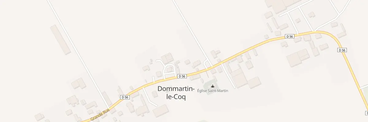 Plan du 19 Grande Rue à Dommartin-le-Coq