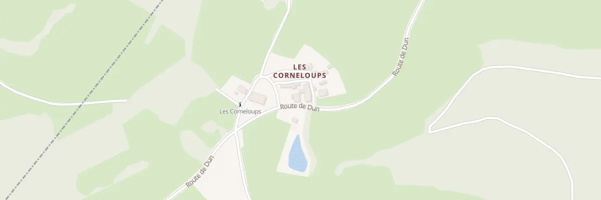 Plan du 890 Rte de Dun à Saint-Racho