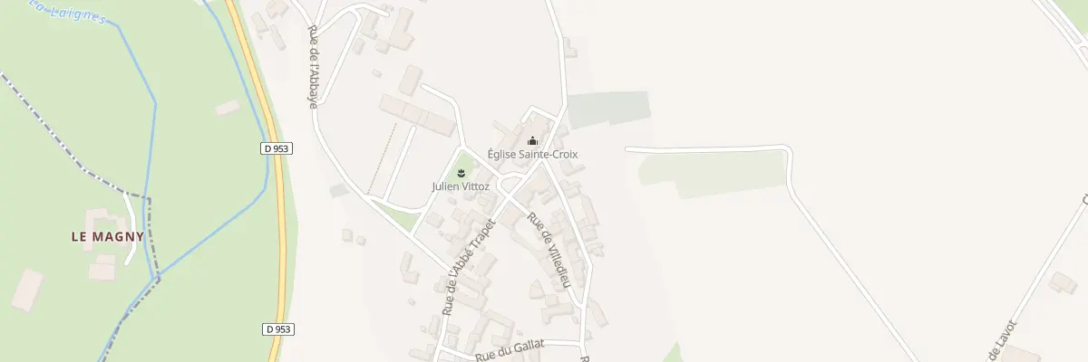 Plan du 4 Pl de l’Eglise Sainte Croix à Molesme