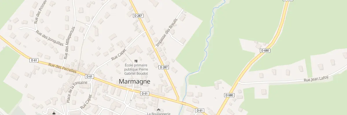 Plan du 8 Rue de la Croix Blanchot à Marmagne