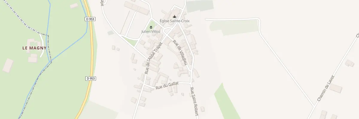 Plan du 6 Rue de Villedieu à Molesme