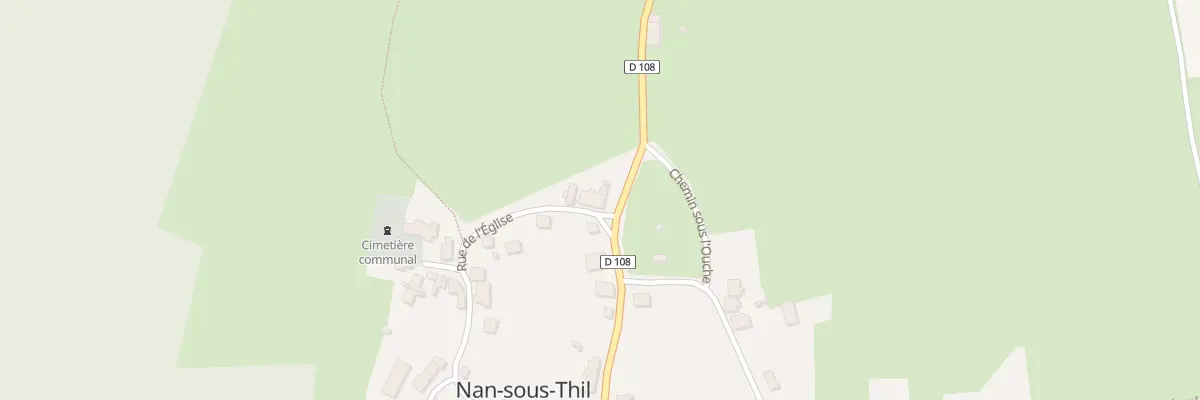Plan du 2 Rue de l’Eglise (Nan) à Nan-sous-Thil
