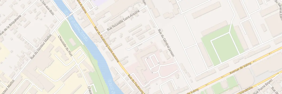 Plan du 30 Rue du Fbg Saint Antoine à Châlons-en-Champagne