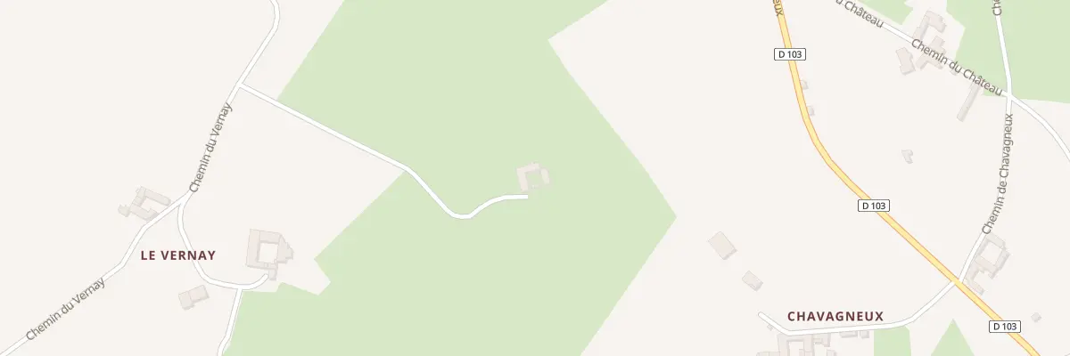 Plan du 605 Che du Vernay à Saint-Martin-Lestra