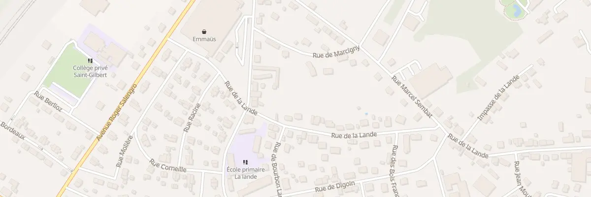 Plan du 9 Rue de la Lande à Montceau-les-Mines