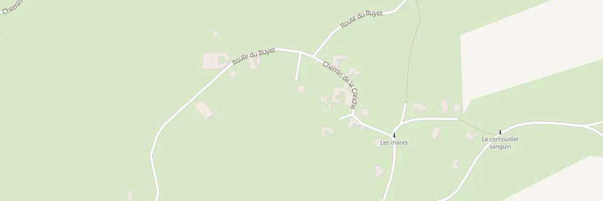 Plan du 521 Rte du Buyet à Saint-Médard-en-Forez