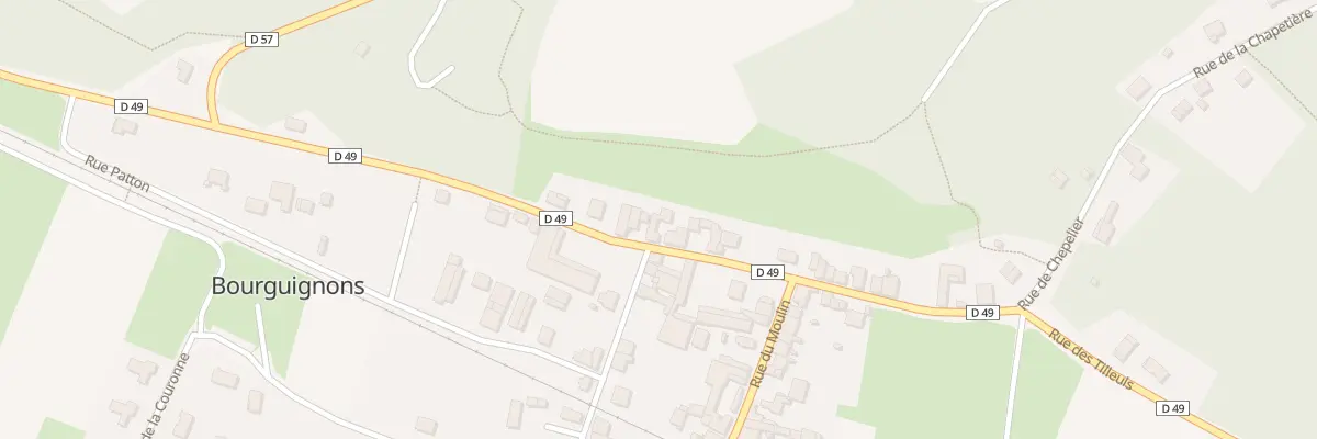 Plan du 30 Rue des Tilleuls à Bourguignons