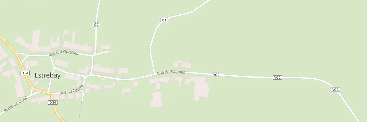 Plan du 11 Rue de Flaignes à Estrebay