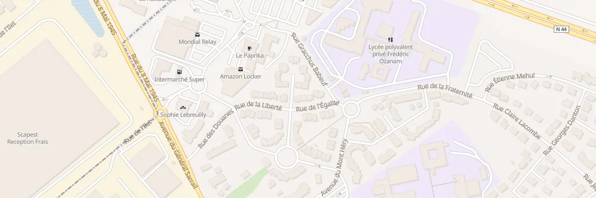 Plan du 10 Rue de l’Egalité à Châlons-en-Champagne