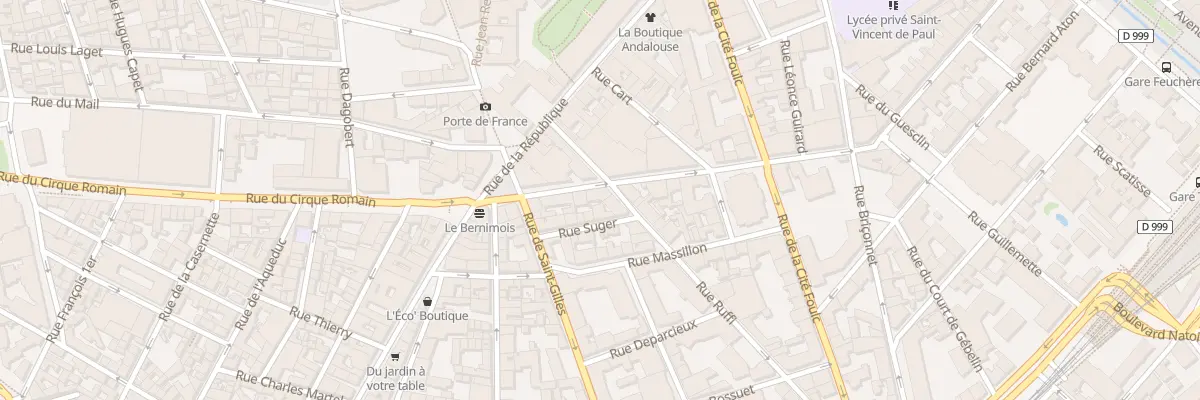 Plan du 17 Rue Bourdaloue à Nîmes