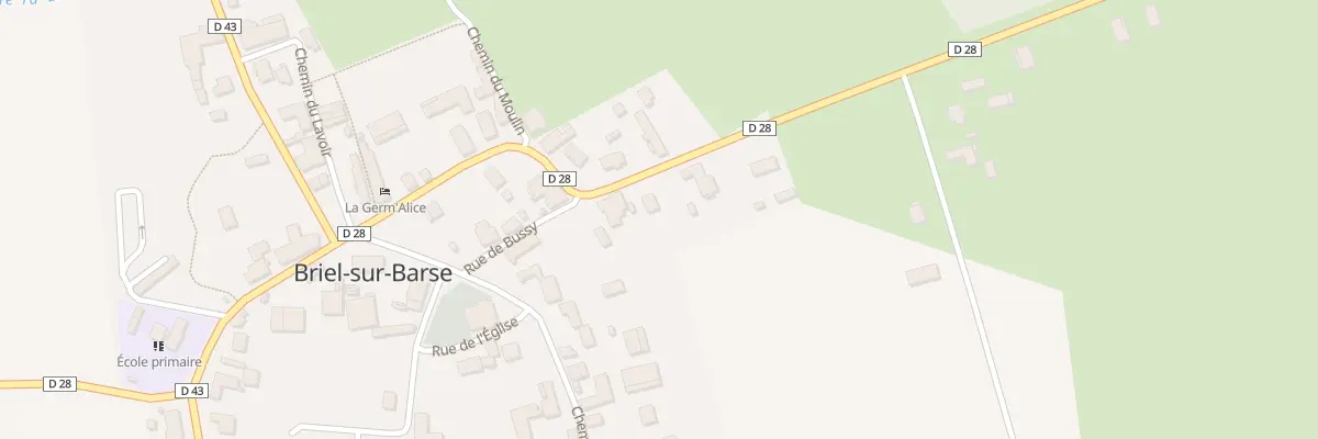 Plan du 8 Rte de Villy En Trodes à Briel-sur-Barse