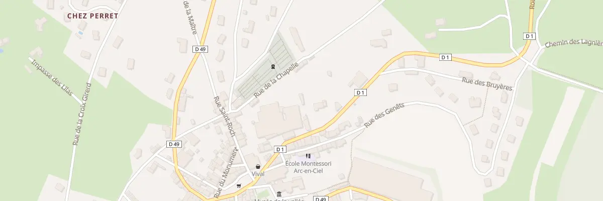 Plan du 5354 Le Bourg Nord à Violay