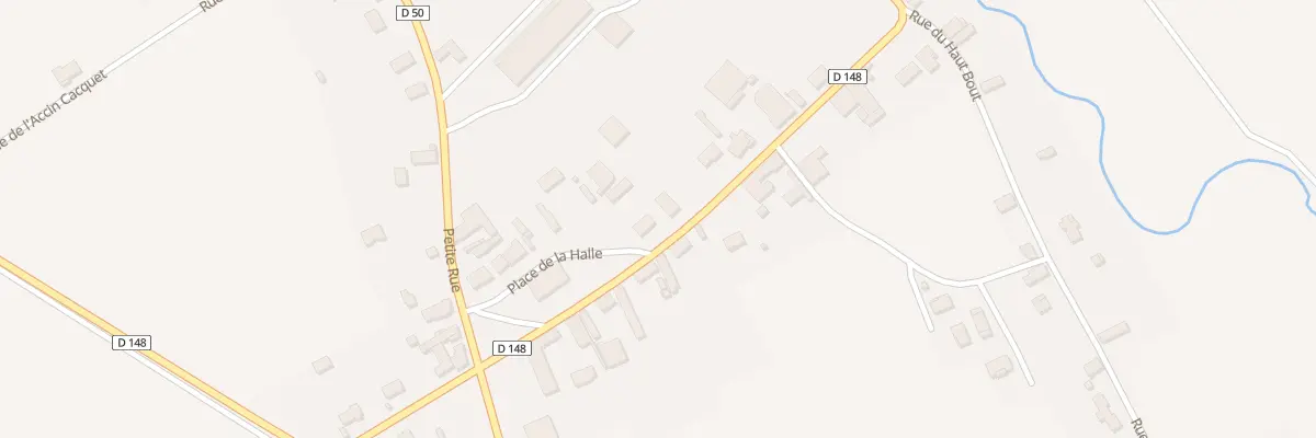Plan du 2 Pl de la Halle à Pougy