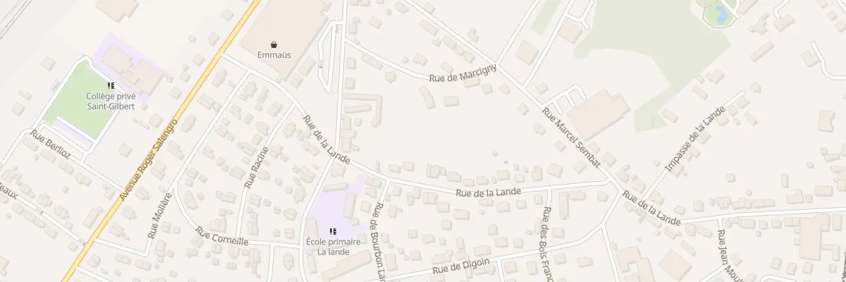 Plan du 11 Rue de la Lande à Montceau-les-Mines