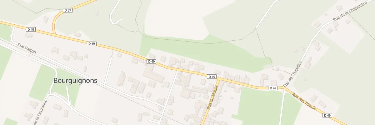 Plan du 28 Rue des Tilleuls à Bourguignons