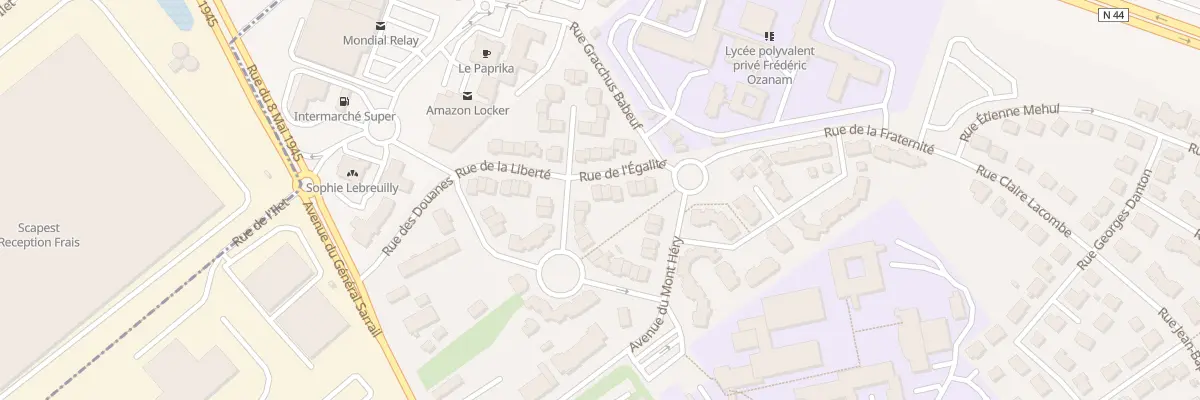 Plan du 11 Rue de l’Egalité à Châlons-en-Champagne
