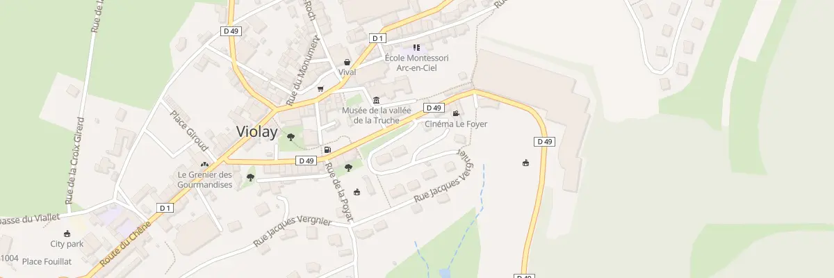 Plan du 175 Rue Jacques Vergnier à Violay
