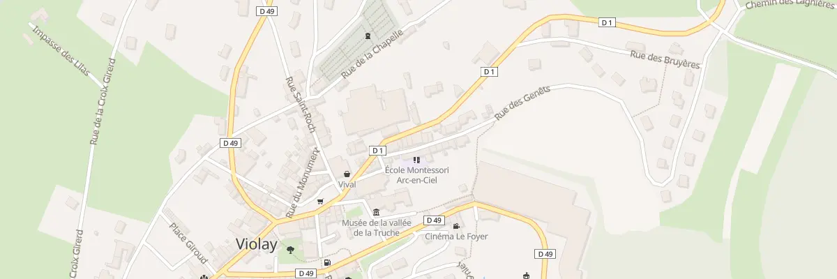 Plan du 45 Rue des Genêts à Violay