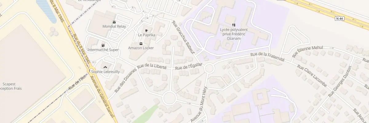 Plan du 6 Rue de l’Egalité à Châlons-en-Champagne