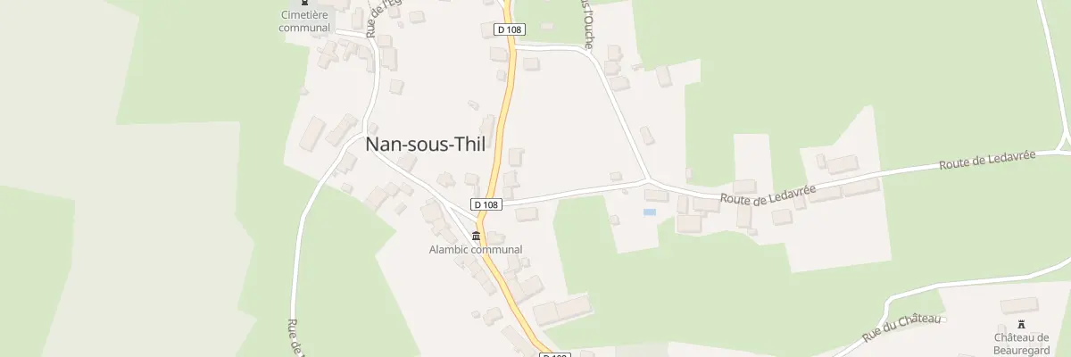 Plan du 5 Rte Départementale 108 (nan) à Nan-sous-Thil