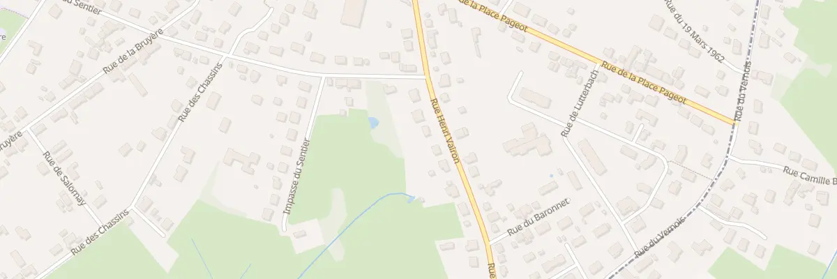 Plan du 16 Rue Henri Vairon à Montceau-les-Mines